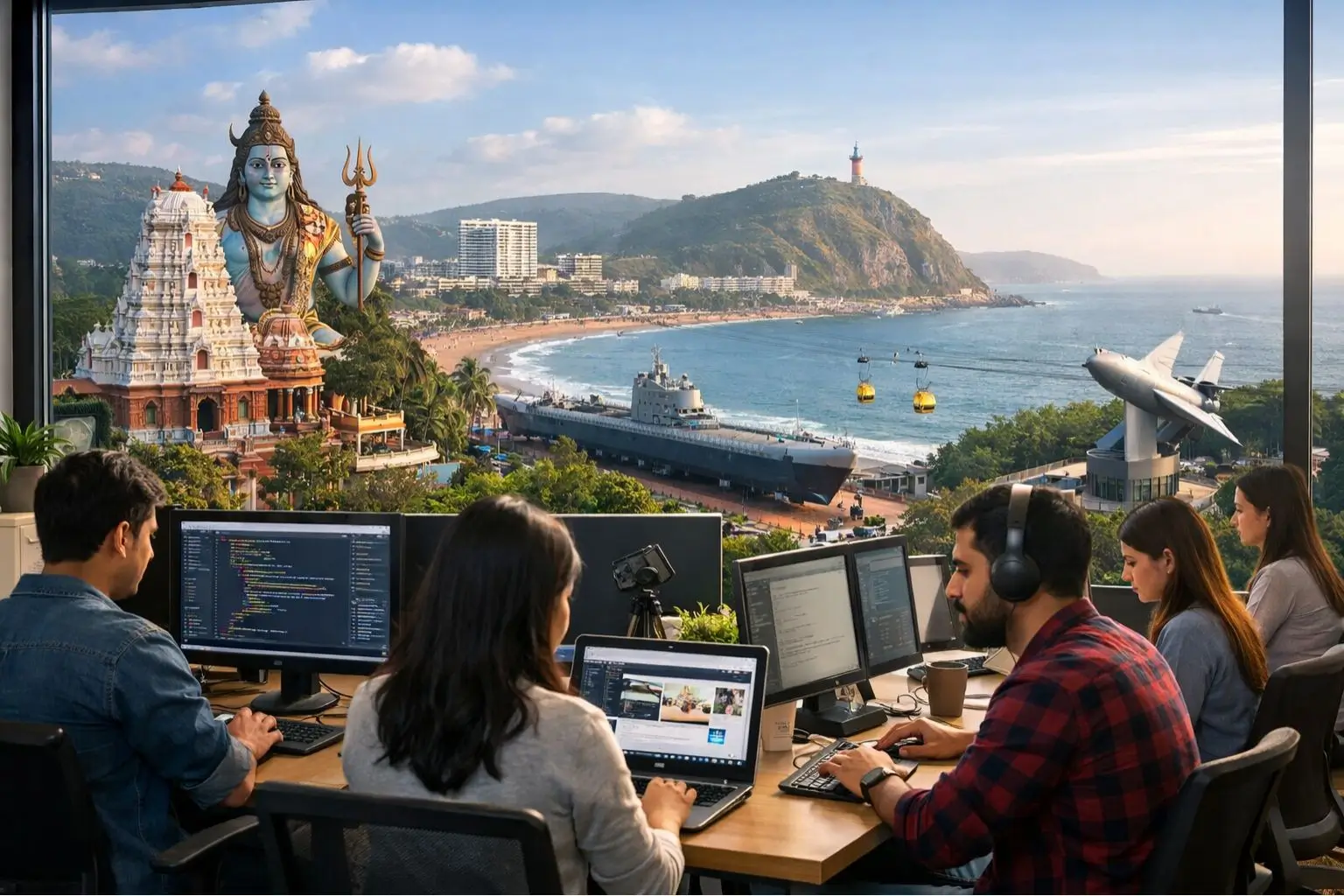 Aarambh Webtech - professional website development company serving businesses in Visakhapatnam, Andhra Pradesh