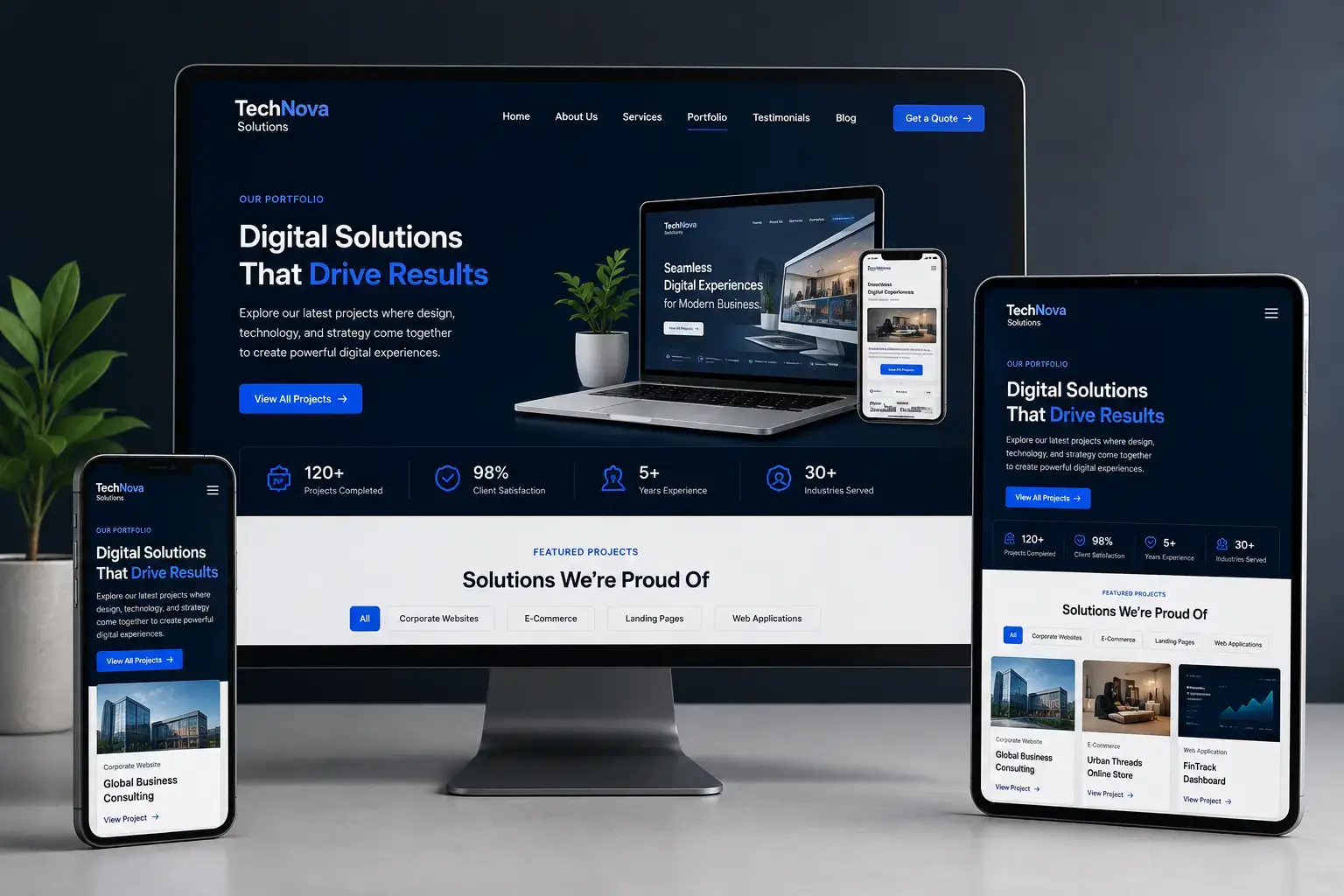 corporate website developed by Aarambh Webtech in Surat